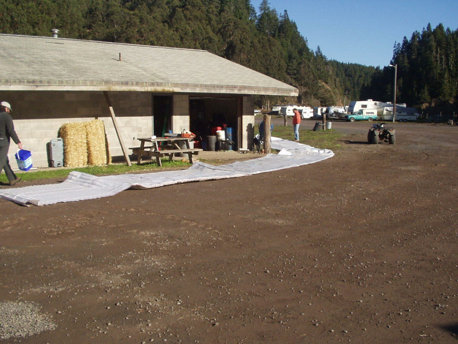 Albion River Campground Flood Control - AquaDam